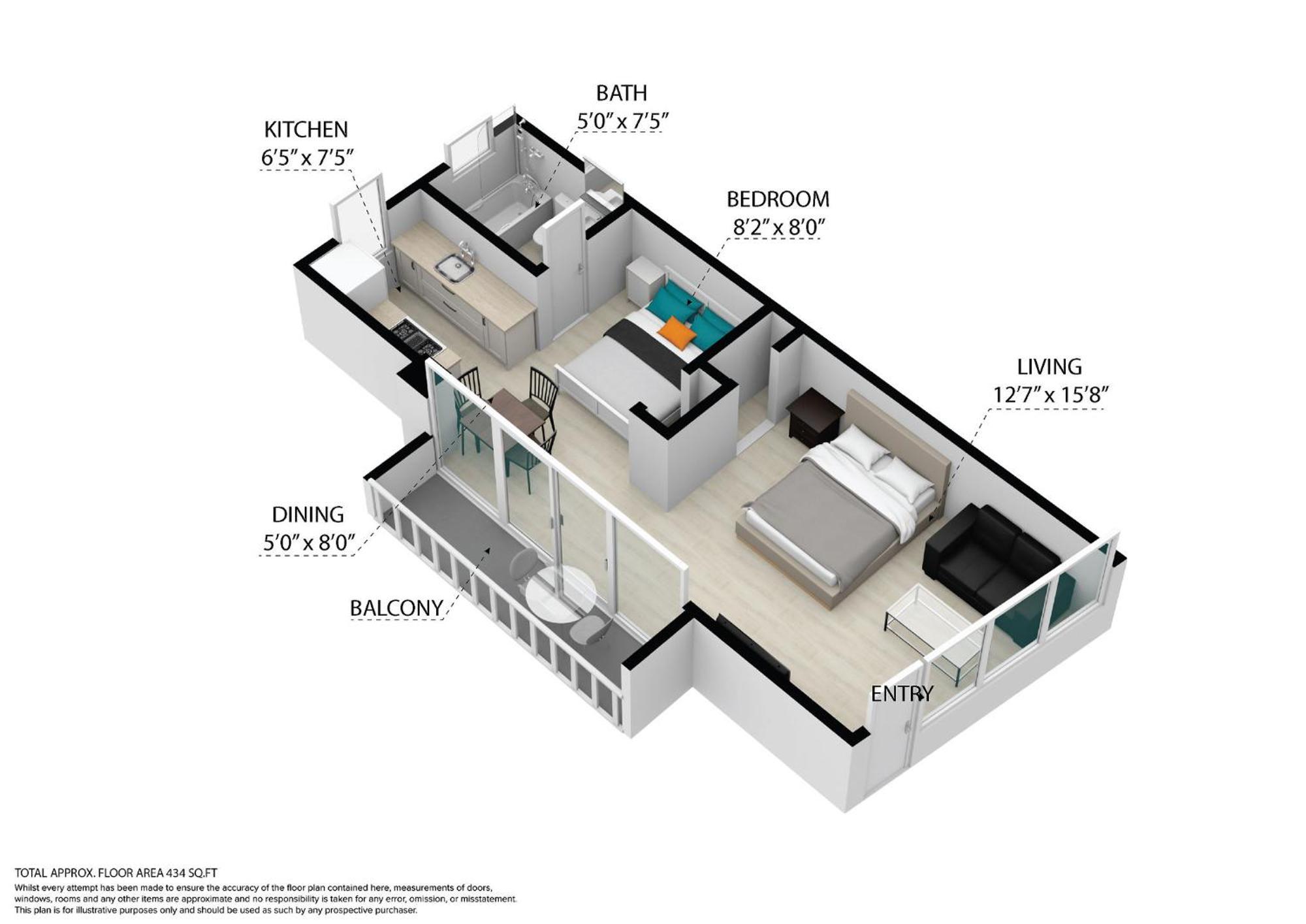Balcony Deco Apt, W/2 Queenbeds, On Ocean Dr * Miami Beach