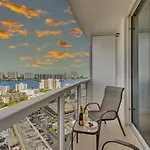 Luxurious Beach Resort Gym Balcony