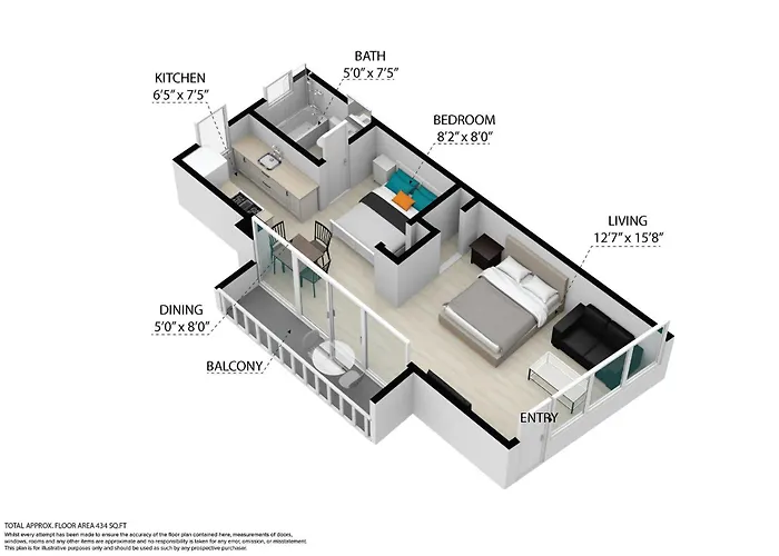 Balcony Deco Apt, W/2 Queenbeds, On Ocean Dr Beach