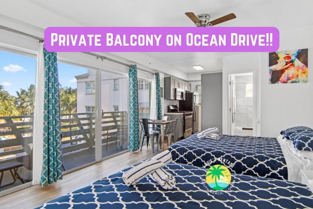 Balcony View W/2 Queen Beds, Ocean Dr *