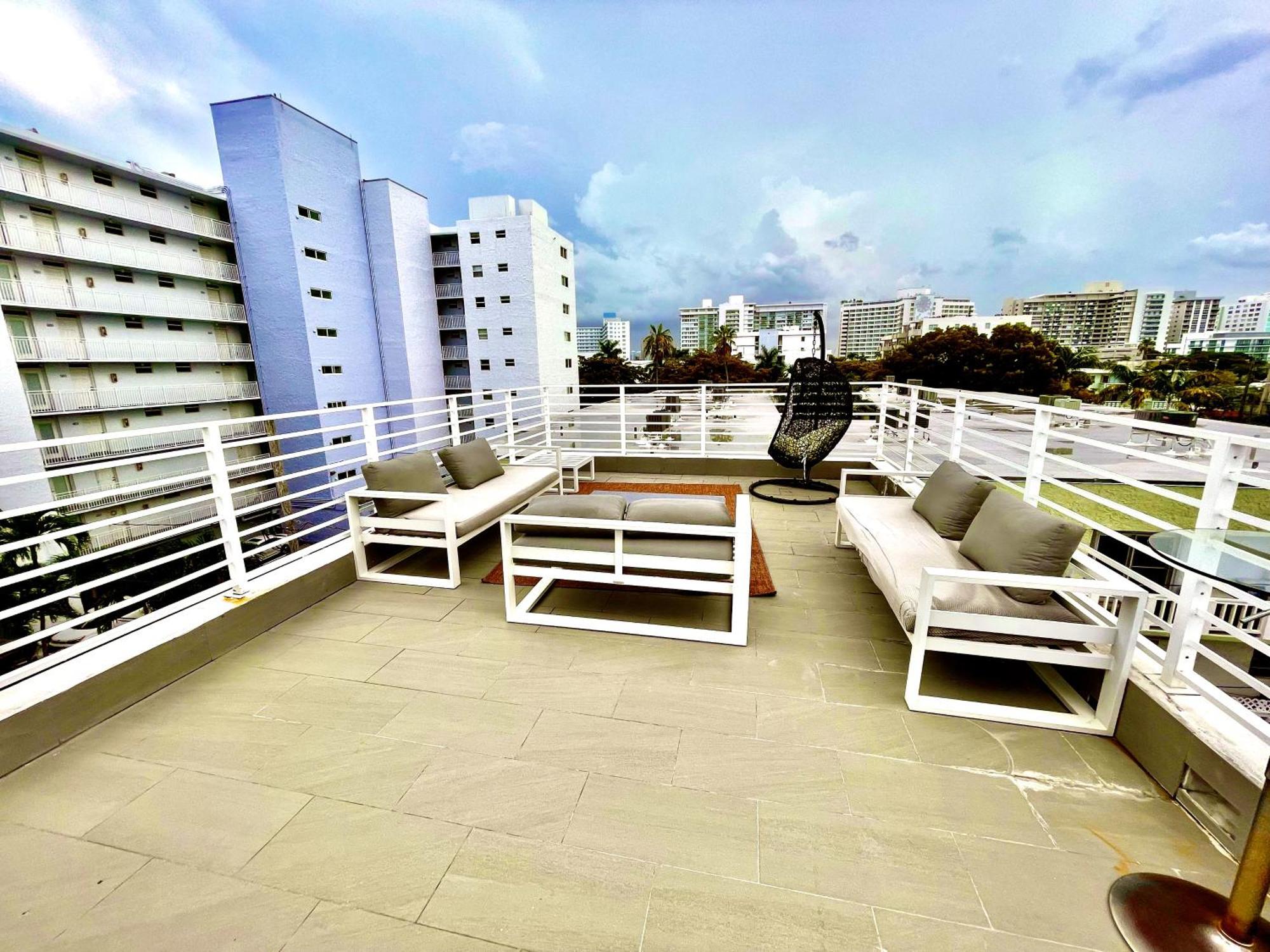 16guests Luxurious South Beach With Rooftop Apartment *