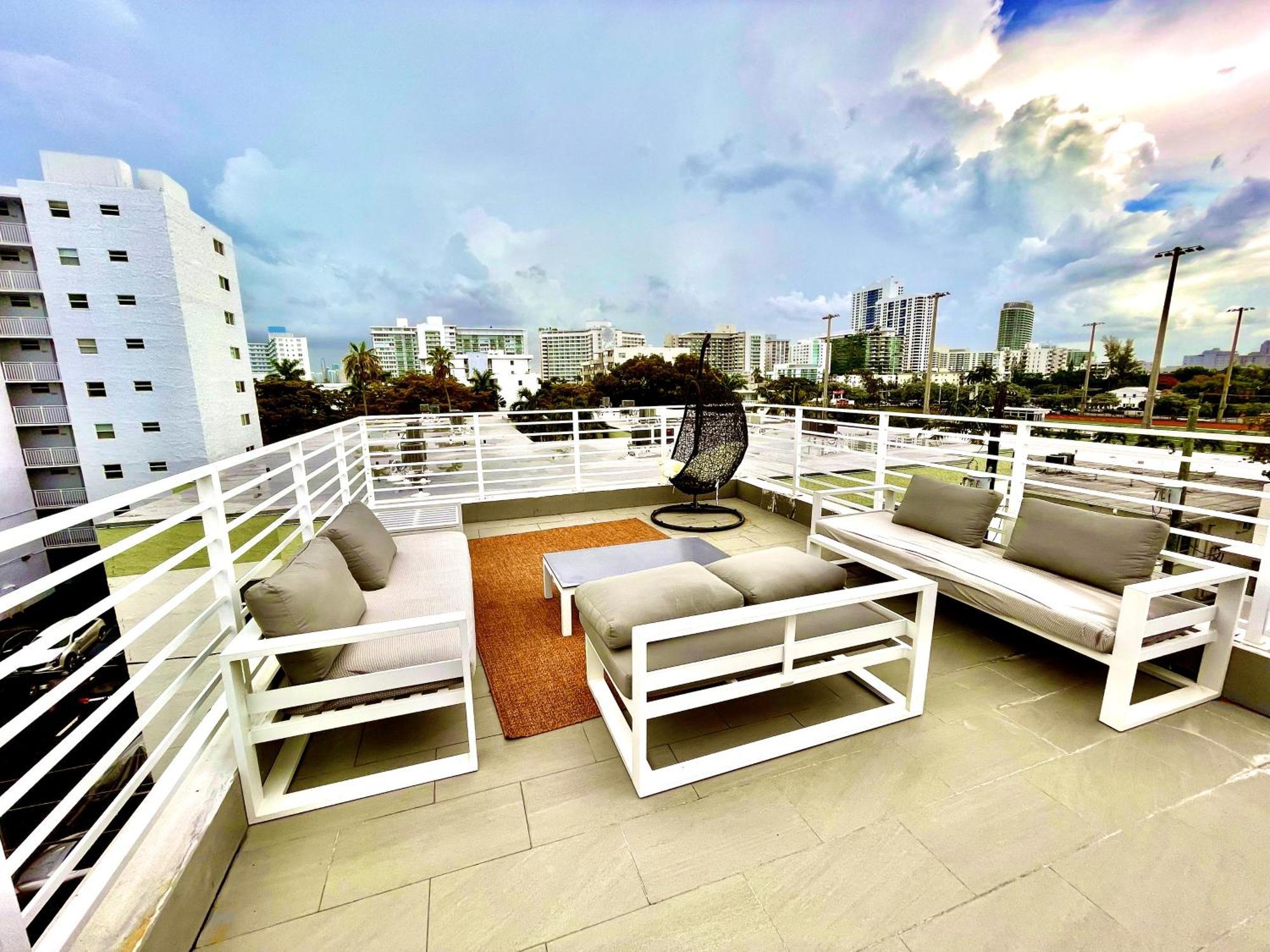 16guests Luxurious South Beach With Rooftop Apartment