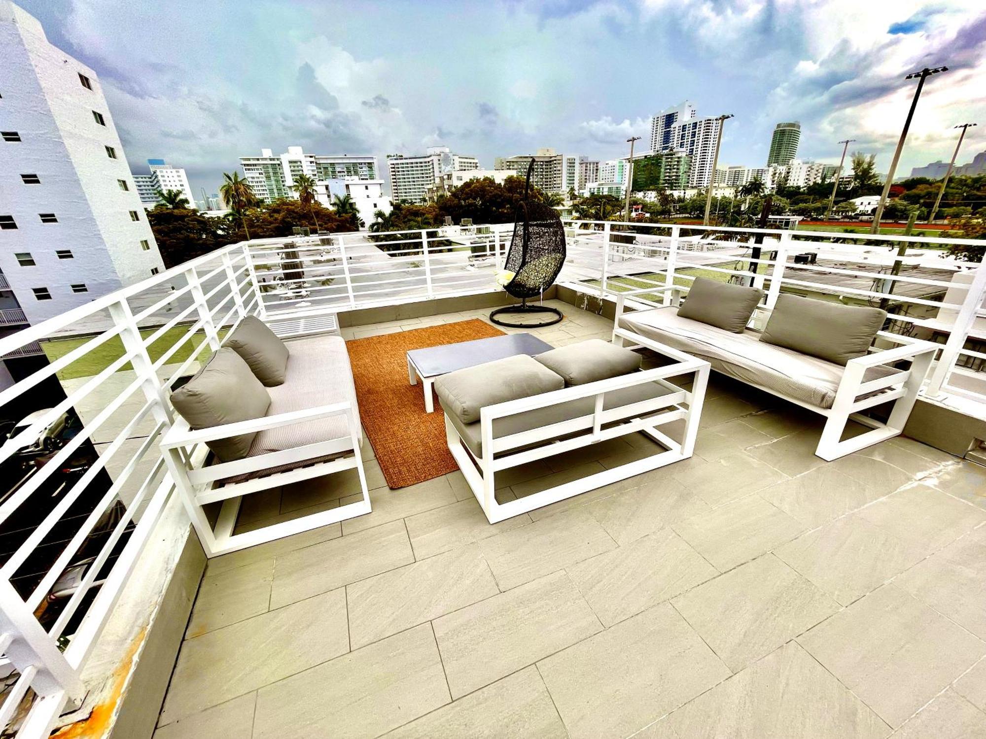 16guests Luxurious South Beach With Rooftop Apartment