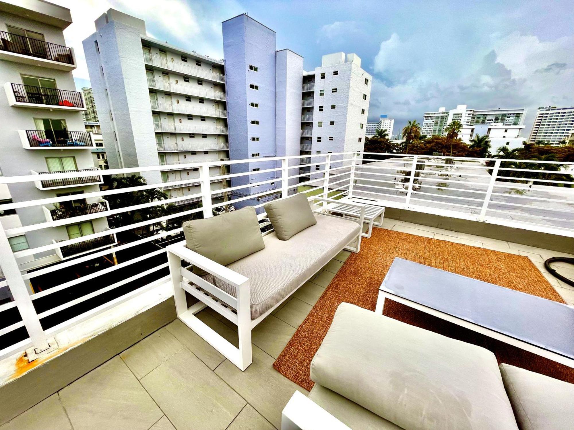 16guests Luxurious South Beach With Rooftop Apartment Miami Beach