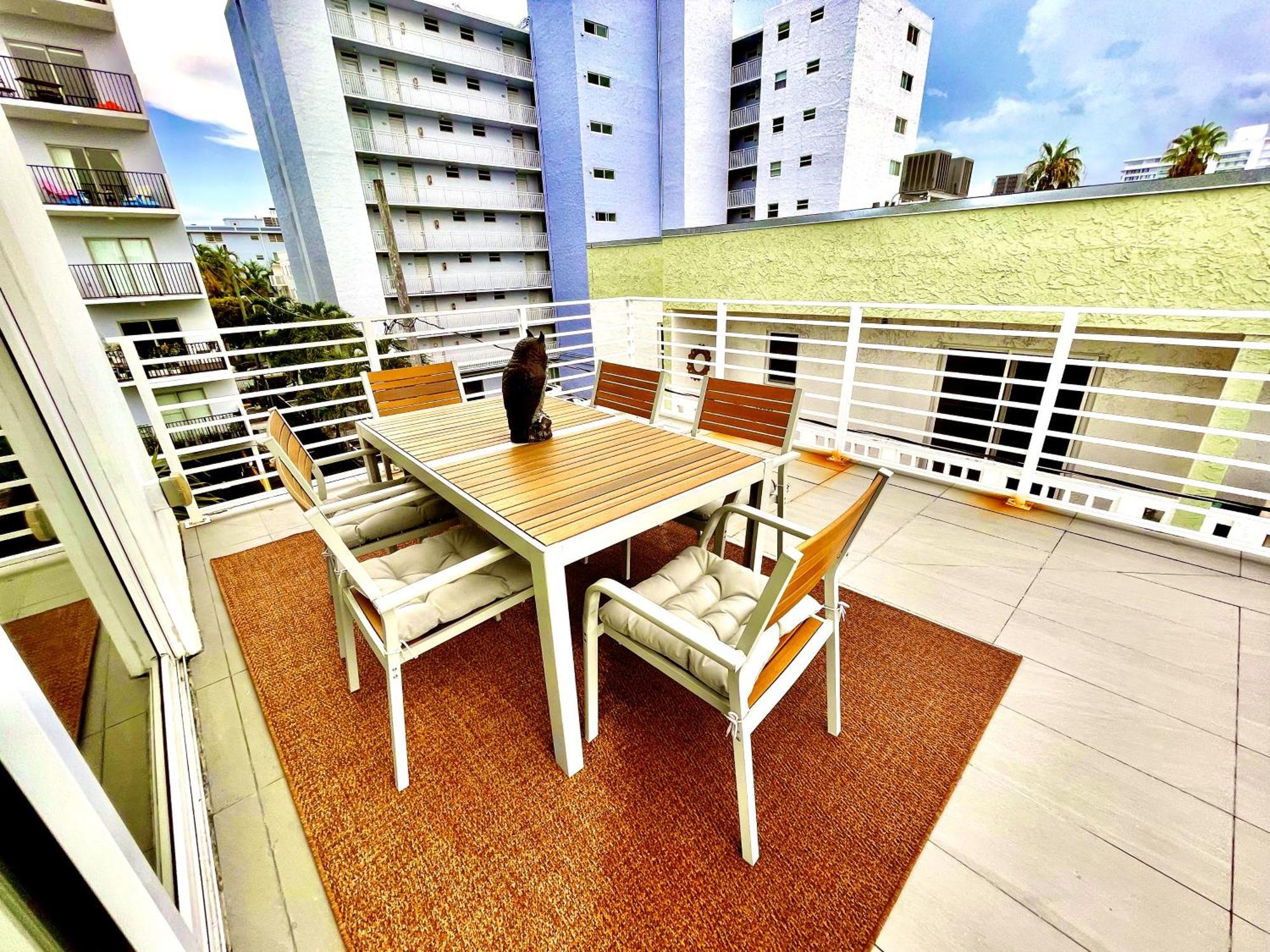 16guests Luxurious South Beach With Rooftop Apartment *