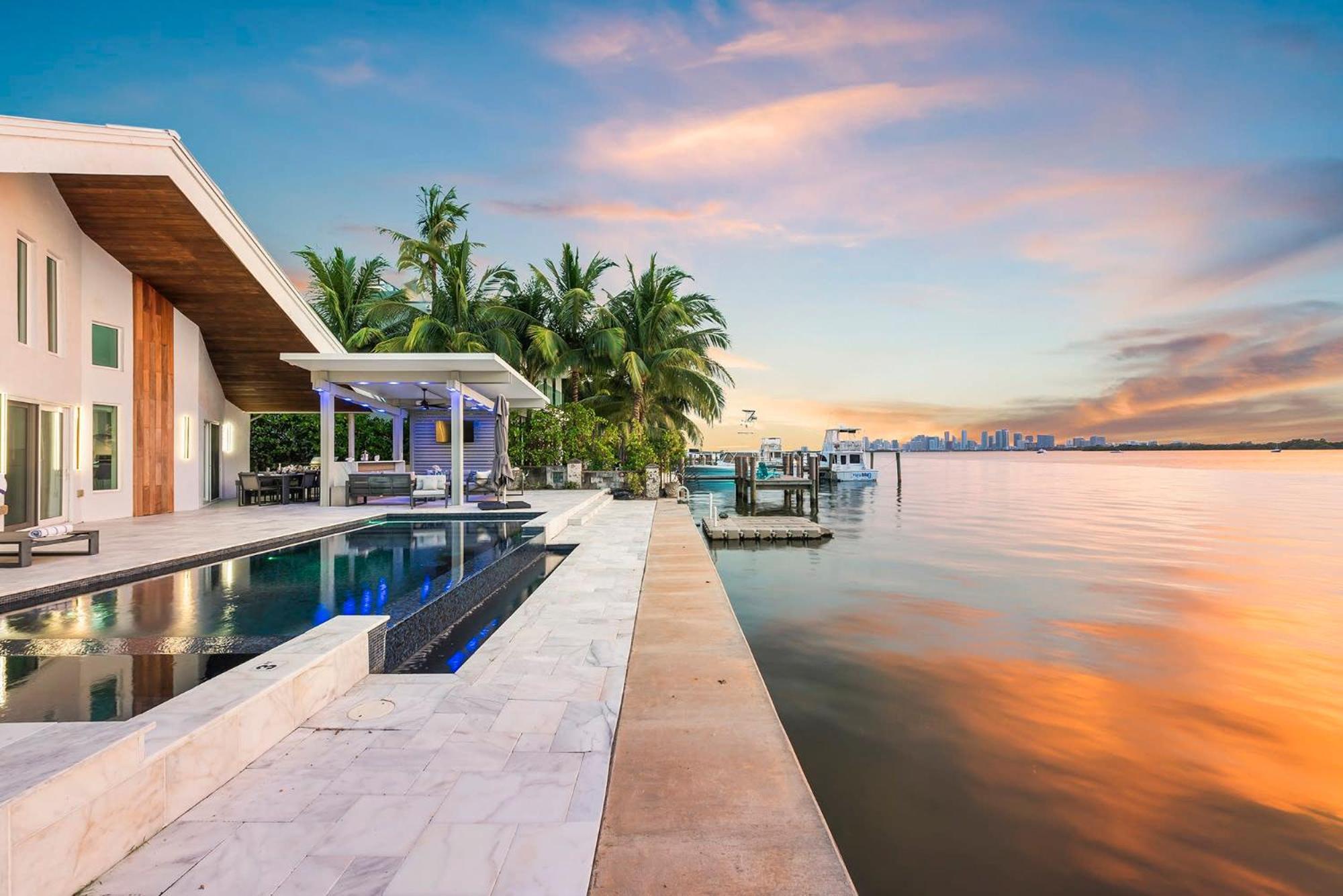 Sunset View On The Bay With Pool Villa Miami Beach