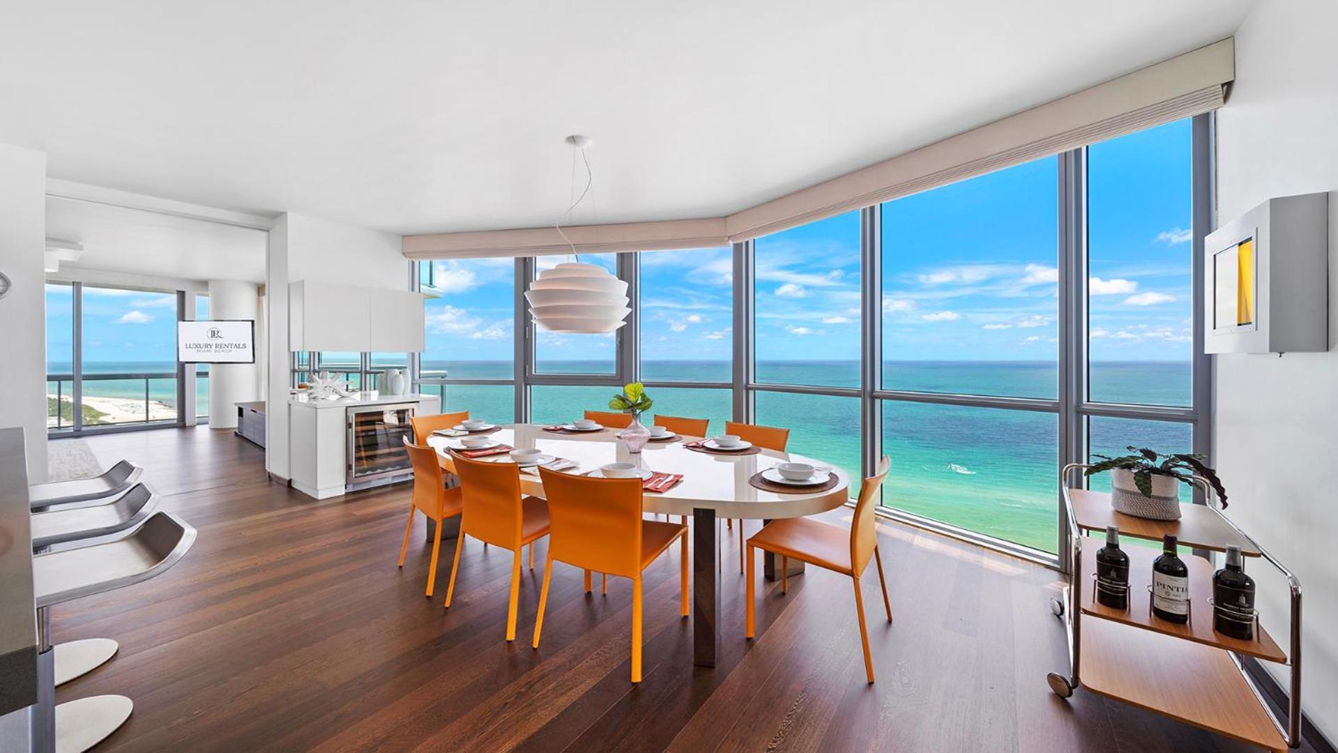 Oceanfront Private Penthouse At The Setai -3909 Apartment