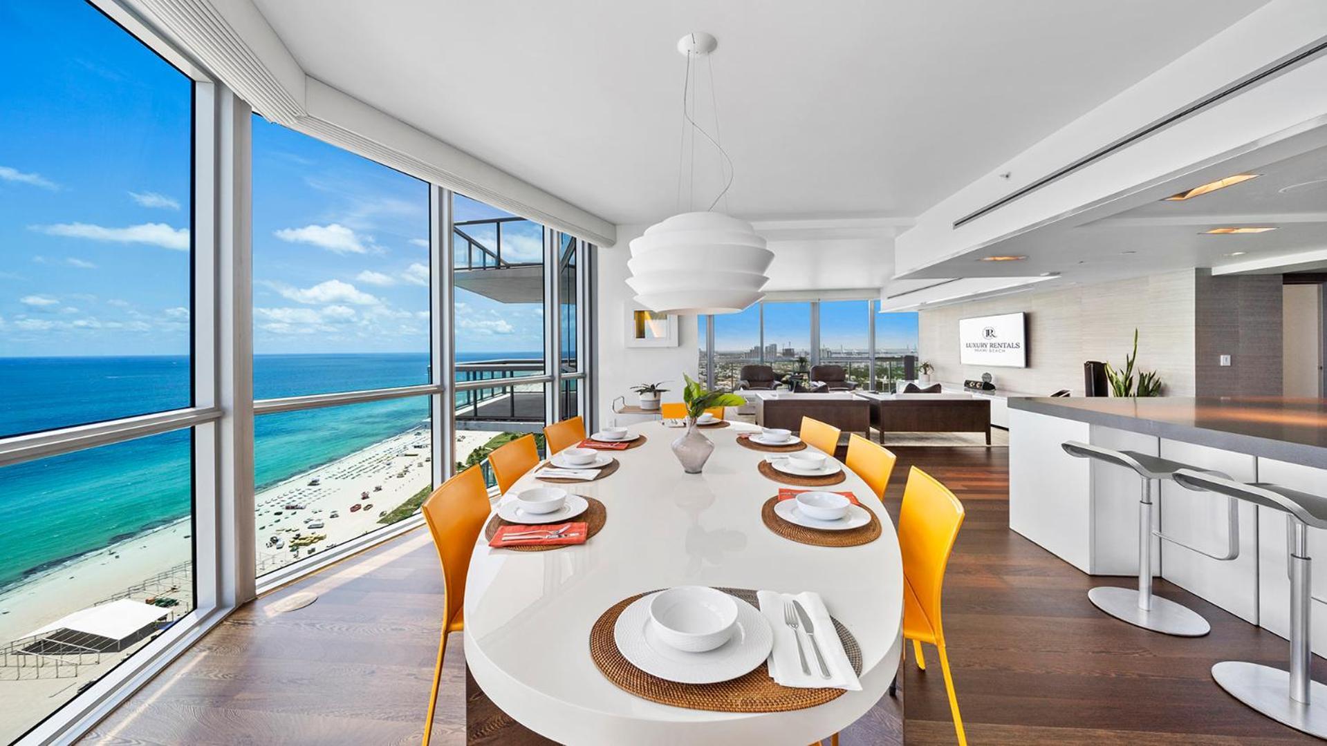 Oceanfront Private Penthouse At The Setai -3909 *