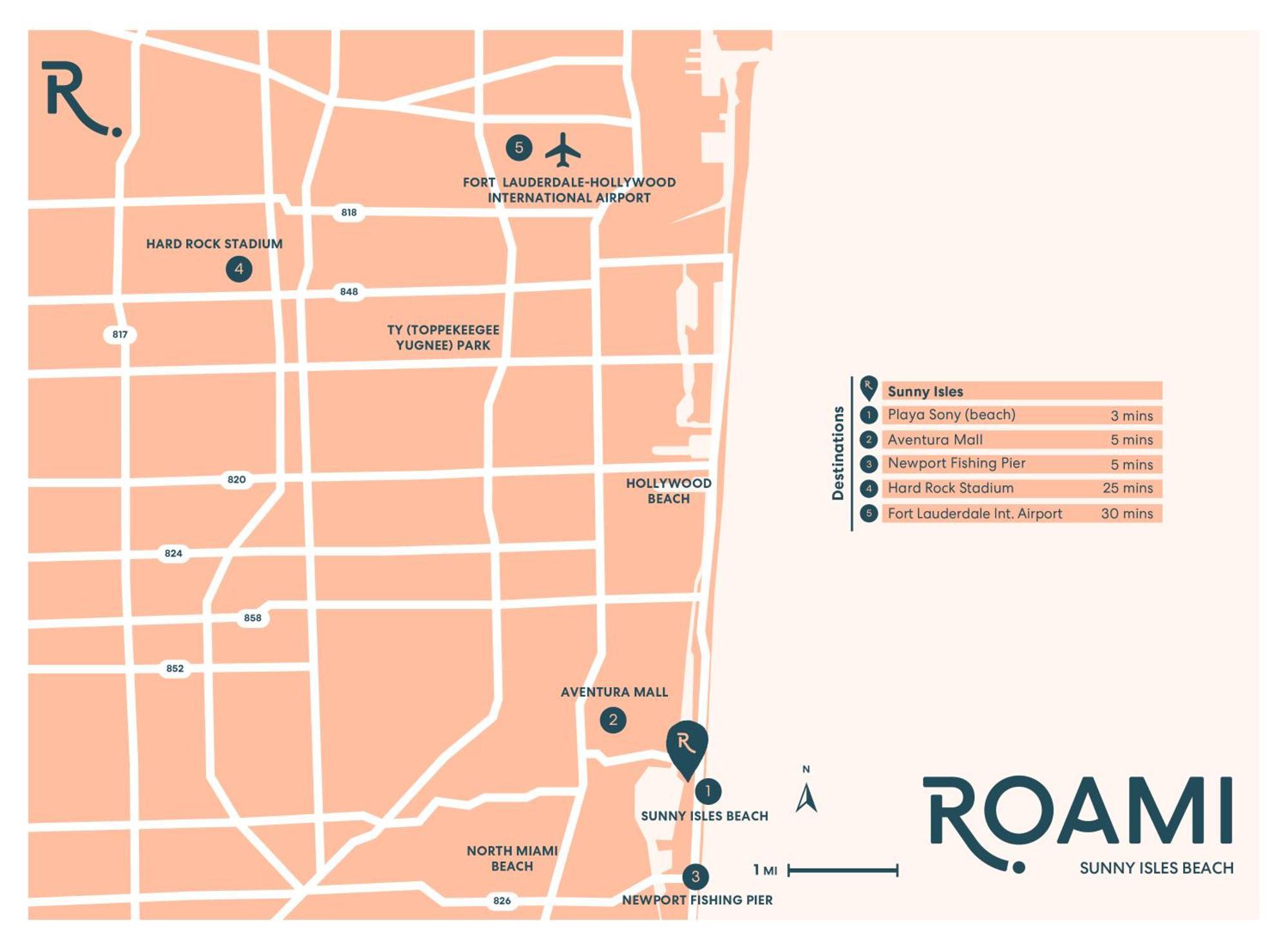 Roami At Sunny Isles Apartment Miami Beach